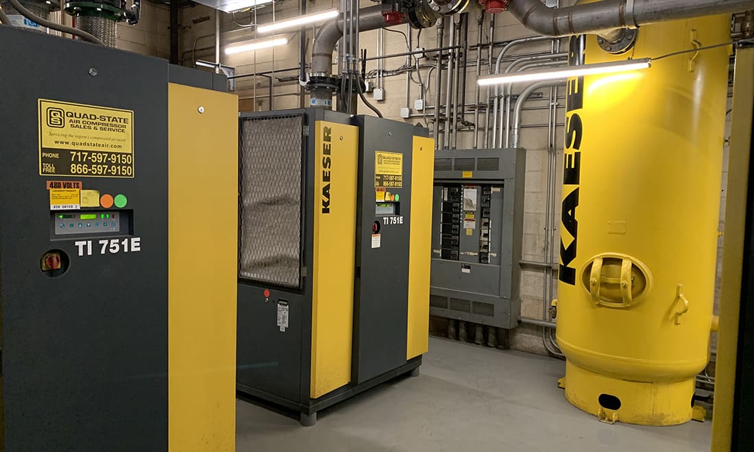 JLG McConnellsburg facility compressor room