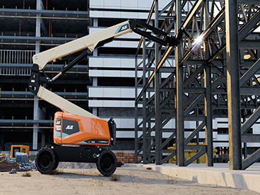 JLG End Effector on the jobsite