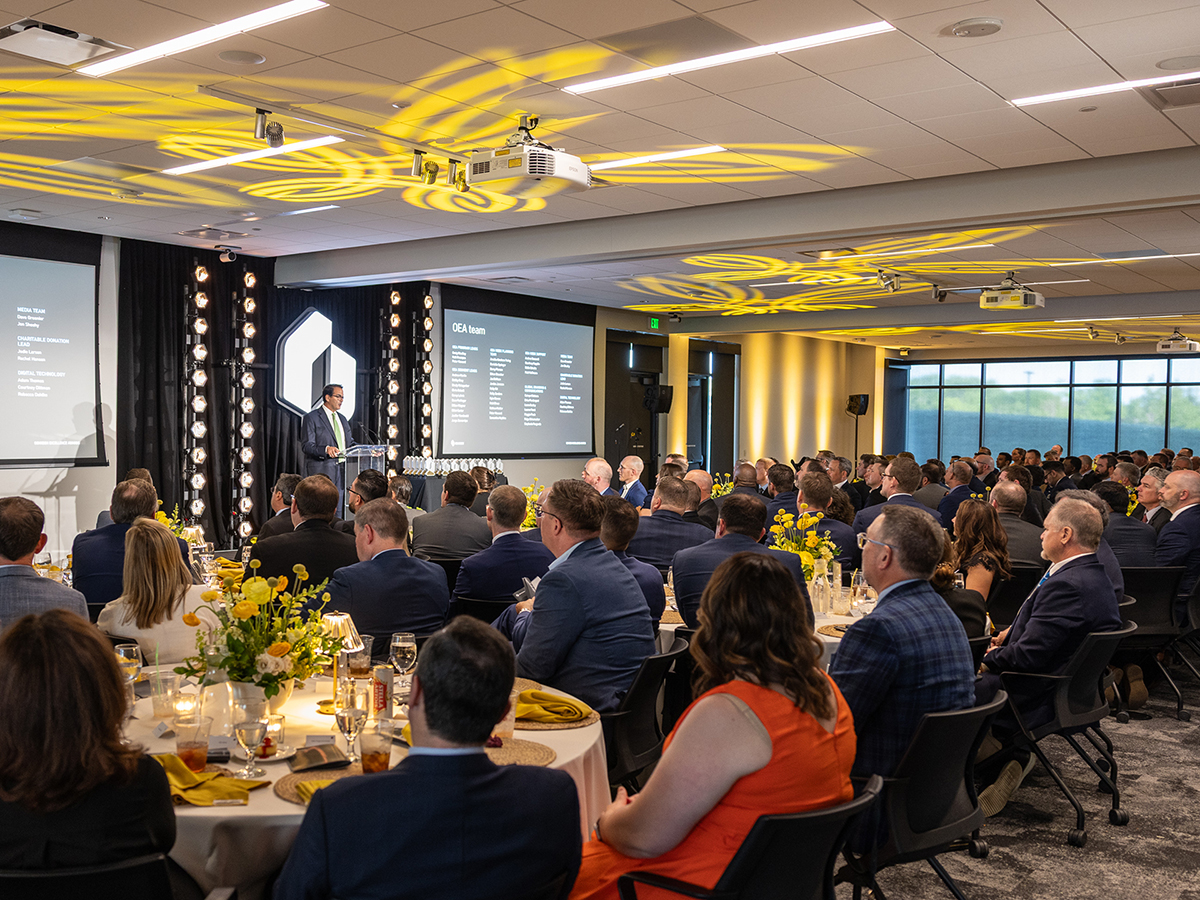 Oshkosh Excellence Awards ceremony