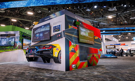 CAMS racing display CES 2026