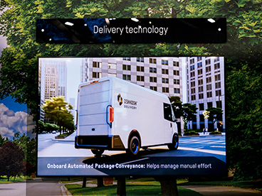 Delivery display CES 2026