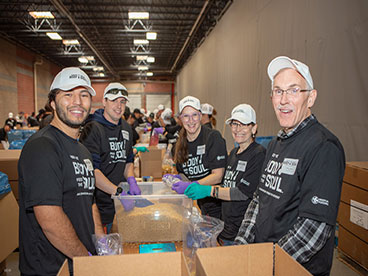 JLG team members at Feed the Body, Feed the Soul 2025