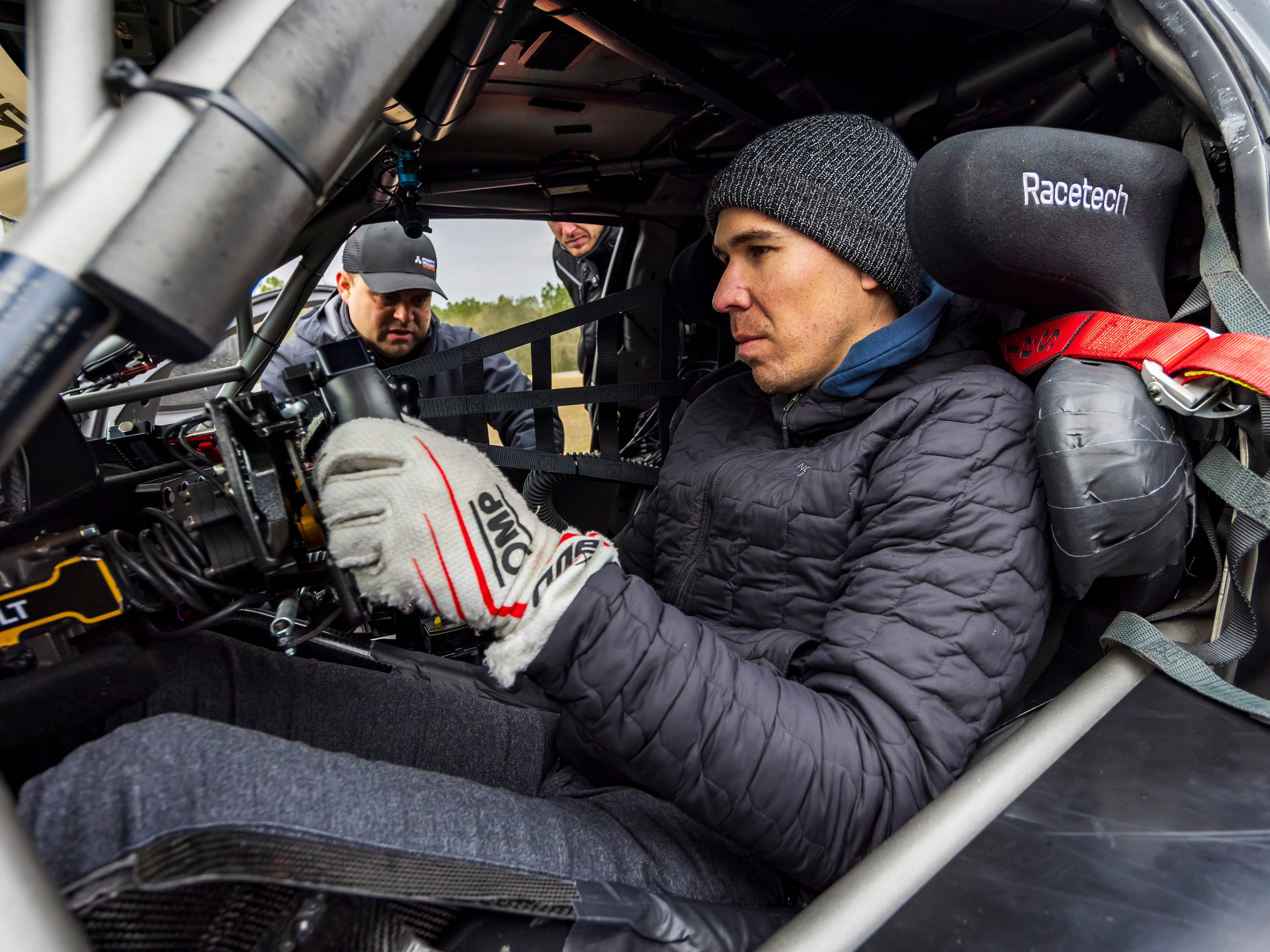 Robert Wickens in racecar