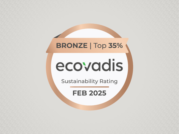 2025 EcoVadis Sustainability Rating award logo
