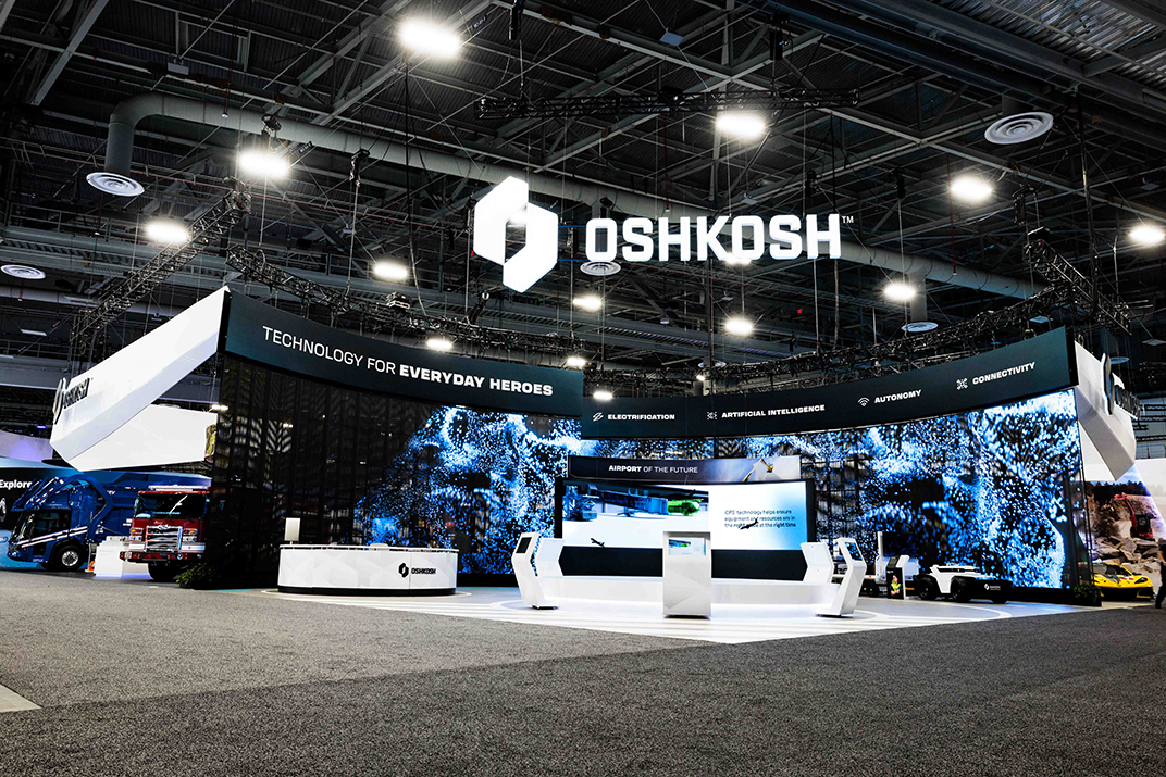 Oshkosh CES booth 2025