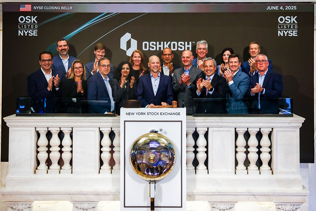 Oshkosh executives at NYSE